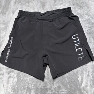Born Primitive Utilete Shorts Mens S Black Training Gym Workout Running Athletic